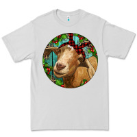 Dove Grey Farm Goat Christmas Premium Tee - RanaPortraitStore