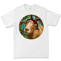 White Farm Goat Christmas Premium Tee - RanaPortraitStore