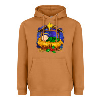 Meerkat baby jesus Heavyweight Hoodie - MaliasSmallBusiness