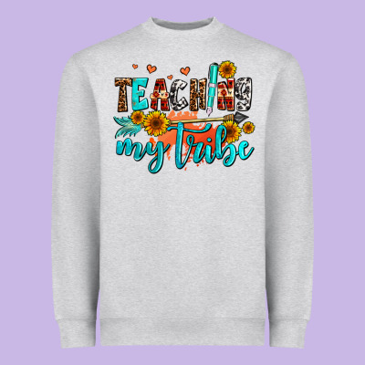 Teaching My Tribe Heavyweight Sweatshirt Designed By Adodesignshop