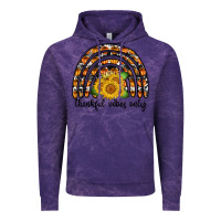 Cloud Purple Thankful Vibes Only Vintage Hoodie - CowhideDigitalArt