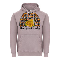 Vintage Zinc Thankful Vibes Only Vintage Hoodie - CowhideDigitalArt
