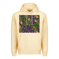 Pina Colada mardi gras fleur de lis Premium Hoodie - RanaPortraitStore