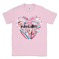 Bubblegum Pink dental life element heart Classic Tee - AdoDesignShop