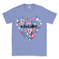 Colony Blue dental life element heart Classic Tee - AdoDesignShop