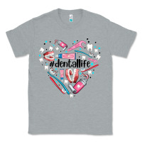 Heather Grey dental life element heart Classic Tee - AdoDesignShop