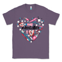 Lavender dental life element heart Classic Tee - AdoDesignShop