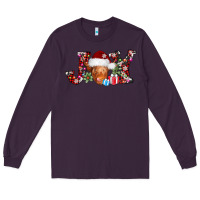 Plum joy christmas heifer Long Sleeve Tee - AdoDesignShop