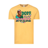 Vintage Mustard afro  nurse dope black Vintage Tee - AdoDesignShop