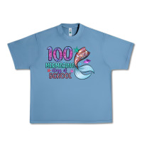 Pebble Blue 100 mermazing days of school Urban Heavy Tee - Artiststas