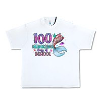 White 100 mermazing days of school Urban Heavy Tee - Artiststas