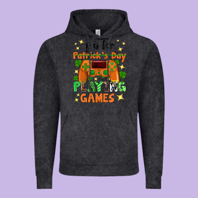 P Is Patrick's Day Playing Games Vintage Hoodie Designed By Neo Western