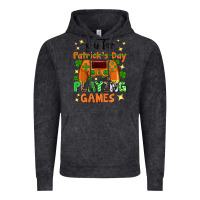 Vintage Black P is Patrick's Day playing games Vintage Hoodie - Neo Western