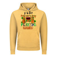 Vintage Mustard P is Patrick's Day playing games Vintage Hoodie - Neo Western