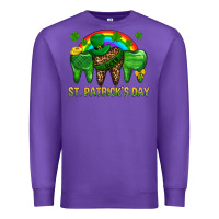 Purple St. Patricks Dental Premium Sweatshirt - BundleAndBundleShop