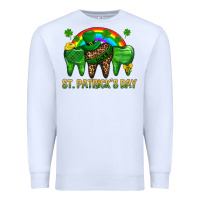 White St. Patricks Dental Premium Sweatshirt - BundleAndBundleShop