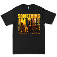 Black something in the orange western Premium Tee - texasbilliewilder