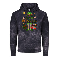 Cloud Black im the boss elf Vintage Hoodie - FaDigitalArtStudio