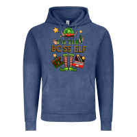 Vintage Denim im the boss elf Vintage Hoodie - FaDigitalArtStudio