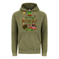 Vintage Olive im the boss elf Vintage Hoodie - FaDigitalArtStudio