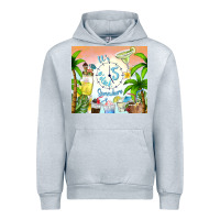Heather Grey it's five o'clock somewhere Urban Hoodie - TumblerDesignByShophia