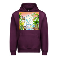 Mauve Wine it's five o'clock somewhere Urban Hoodie - TumblerDesignByShophia
