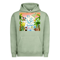 Pigment Oil Green it's five o'clock somewhere Urban Hoodie - TumblerDesignByShophia