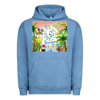 Pigment Pebble Blue it's five o'clock somewhere Urban Hoodie - TumblerDesignByShophia