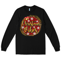 Black christmas vibes Long Sleeve Tee - AdoDesignShop