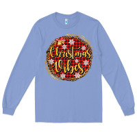 Colony Blue christmas vibes Long Sleeve Tee - AdoDesignShop