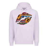 Lilac Aztec Sunflower Lips Premium Hoodie - Bettercallsaul