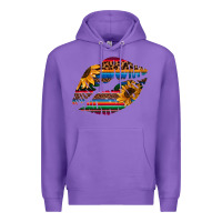 Purple Aztec Sunflower Lips Premium Hoodie - Bettercallsaul