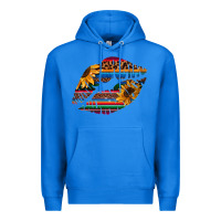 True Royal Aztec Sunflower Lips Premium Hoodie - Bettercallsaul