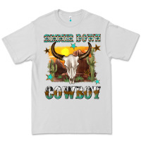Dove Grey simmer down cowboy Premium Tee - texasbilliewilder