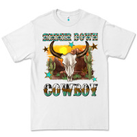 White simmer down cowboy Premium Tee - texasbilliewilder