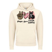 Vintage Artic peace love french bulldog Vintage Hoodie - JahusDesignShop