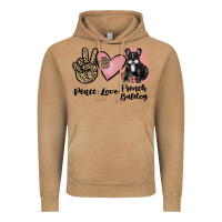 Vintage Camel peace love french bulldog Vintage Hoodie - JahusDesignShop