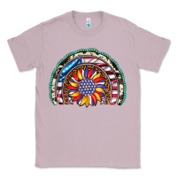Lilac sunflower american flag leopard gemstone cowhide rainbow Classic Tee - Artiststas
