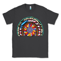 Smoke sunflower american flag leopard gemstone cowhide rainbow Classic Tee - Artiststas