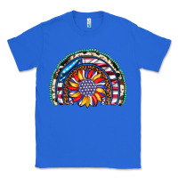 True Royal sunflower american flag leopard gemstone cowhide rainbow Classic Tee - Artiststas