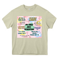 Mossy daily bible affirmations Heavy Core Tee - MaliasSmallBusiness
