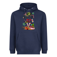 Navy brother elf Heavyweight Hoodie - MaliasSmallBusiness