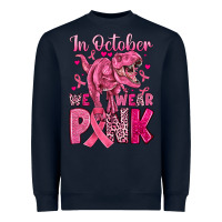 Navy in october we wear pink dinosaur Heavyweight Sweatshirt - JahusDesignShop