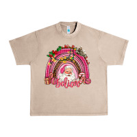French Oak pink christmas believe  rainbow Urban Heavy Tee - AdoDesignShop