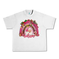 Lunar Rock pink christmas believe  rainbow Urban Heavy Tee - AdoDesignShop
