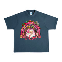 Midnight Navy pink christmas believe  rainbow Urban Heavy Tee - AdoDesignShop