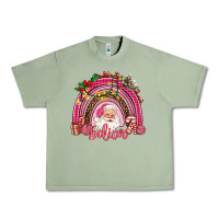 Oil Green pink christmas believe  rainbow Urban Heavy Tee - AdoDesignShop