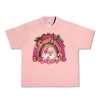 Salmon pink christmas believe  rainbow Urban Heavy Tee - AdoDesignShop
