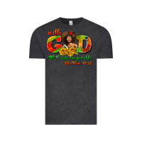 Vintage Black with god all things are possible juneteenth Vintage Tee - AdoDesignShop