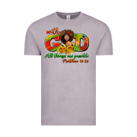 With God All Things Are Possible Juneteenth Vintage Tee | Teevron